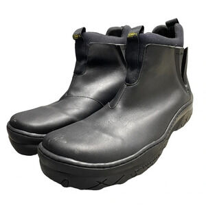 Dr Martens Illusion Gusset Black Leather Boots Men’s 11 Shoes Style 9410
